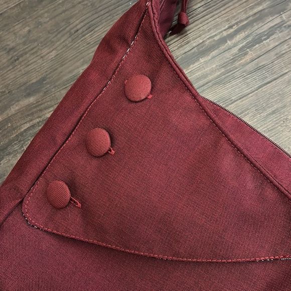 Ogio crossbody purse bag burgundy tablet women’s lightweight tote Brooklyn - Picture 4 of 6